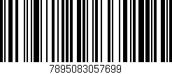 Código de barras (EAN, GTIN, SKU, ISBN): '7895083057699'