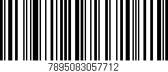Código de barras (EAN, GTIN, SKU, ISBN): '7895083057712'