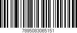 Código de barras (EAN, GTIN, SKU, ISBN): '7895083065151'
