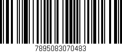 Código de barras (EAN, GTIN, SKU, ISBN): '7895083070483'