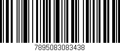 Código de barras (EAN, GTIN, SKU, ISBN): '7895083083438'