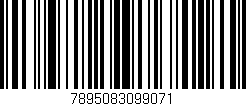 Código de barras (EAN, GTIN, SKU, ISBN): '7895083099071'