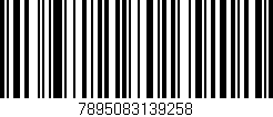 Código de barras (EAN, GTIN, SKU, ISBN): '7895083139258'