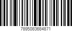 Código de barras (EAN, GTIN, SKU, ISBN): '7895083684871'