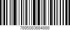 Código de barras (EAN, GTIN, SKU, ISBN): '7895083684888'