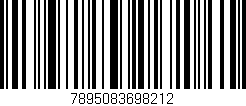 Código de barras (EAN, GTIN, SKU, ISBN): '7895083698212'