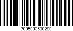 Código de barras (EAN, GTIN, SKU, ISBN): '7895083698298'