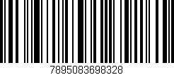 Código de barras (EAN, GTIN, SKU, ISBN): '7895083698328'