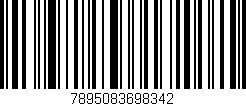 Código de barras (EAN, GTIN, SKU, ISBN): '7895083698342'