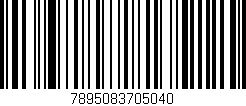 Código de barras (EAN, GTIN, SKU, ISBN): '7895083705040'
