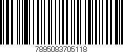 Código de barras (EAN, GTIN, SKU, ISBN): '7895083705118'