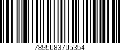 Código de barras (EAN, GTIN, SKU, ISBN): '7895083705354'