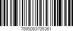 Código de barras (EAN, GTIN, SKU, ISBN): '7895083705361'