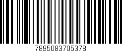 Código de barras (EAN, GTIN, SKU, ISBN): '7895083705378'