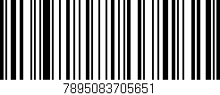 Código de barras (EAN, GTIN, SKU, ISBN): '7895083705651'
