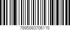 Código de barras (EAN, GTIN, SKU, ISBN): '7895083706115'