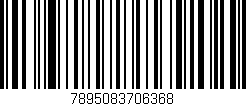 Código de barras (EAN, GTIN, SKU, ISBN): '7895083706368'