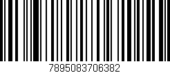 Código de barras (EAN, GTIN, SKU, ISBN): '7895083706382'