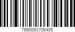Código de barras (EAN, GTIN, SKU, ISBN): '7895083706405'