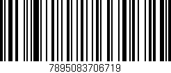 Código de barras (EAN, GTIN, SKU, ISBN): '7895083706719'