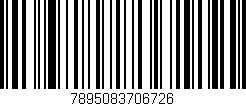 Código de barras (EAN, GTIN, SKU, ISBN): '7895083706726'
