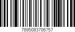 Código de barras (EAN, GTIN, SKU, ISBN): '7895083706757'