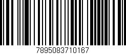 Código de barras (EAN, GTIN, SKU, ISBN): '7895083710167'