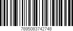 Código de barras (EAN, GTIN, SKU, ISBN): '7895083742748'