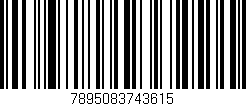 Código de barras (EAN, GTIN, SKU, ISBN): '7895083743615'