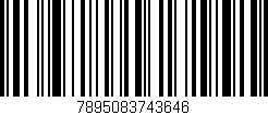 Código de barras (EAN, GTIN, SKU, ISBN): '7895083743646'
