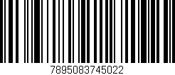 Código de barras (EAN, GTIN, SKU, ISBN): '7895083745022'