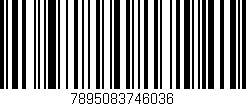 Código de barras (EAN, GTIN, SKU, ISBN): '7895083746036'