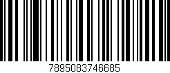 Código de barras (EAN, GTIN, SKU, ISBN): '7895083746685'