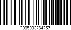 Código de barras (EAN, GTIN, SKU, ISBN): '7895083764757'