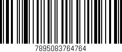 Código de barras (EAN, GTIN, SKU, ISBN): '7895083764764'