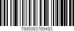 Código de barras (EAN, GTIN, SKU, ISBN): '7895083769493'