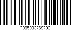 Código de barras (EAN, GTIN, SKU, ISBN): '7895083769783'