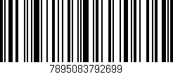 Código de barras (EAN, GTIN, SKU, ISBN): '7895083792699'