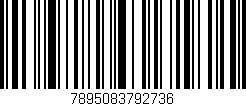 Código de barras (EAN, GTIN, SKU, ISBN): '7895083792736'