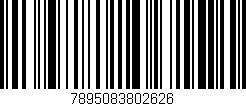 Código de barras (EAN, GTIN, SKU, ISBN): '7895083802626'