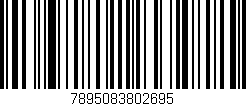 Código de barras (EAN, GTIN, SKU, ISBN): '7895083802695'