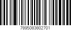 Código de barras (EAN, GTIN, SKU, ISBN): '7895083802701'