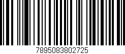 Código de barras (EAN, GTIN, SKU, ISBN): '7895083802725'