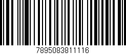 Código de barras (EAN, GTIN, SKU, ISBN): '7895083811116'
