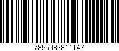 Código de barras (EAN, GTIN, SKU, ISBN): '7895083811147'