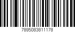 Código de barras (EAN, GTIN, SKU, ISBN): '7895083811178'