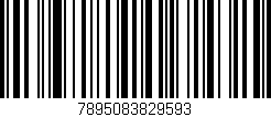 Código de barras (EAN, GTIN, SKU, ISBN): '7895083829593'