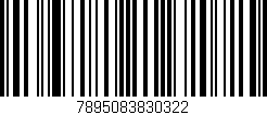 Código de barras (EAN, GTIN, SKU, ISBN): '7895083830322'
