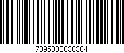 Código de barras (EAN, GTIN, SKU, ISBN): '7895083830384'