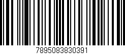 Código de barras (EAN, GTIN, SKU, ISBN): '7895083830391'
